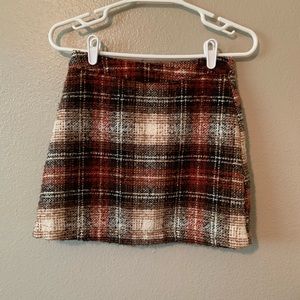 Fall mini skirt